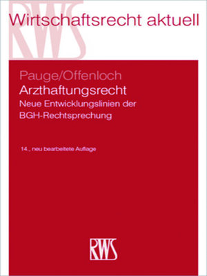 cover image of Arzthaftungsrecht